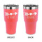 Inspirational Quotes 30 oz Stainless Steel Tumbler - Coral - Double Sided