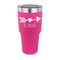 Inspirational Quotes 30 oz Stainless Steel Tumbler - Pink - Single Sided