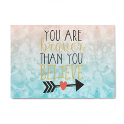 Inspirational Quotes 4' x 6' Indoor Area Rug