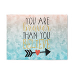 Inspirational Quotes Area Rug