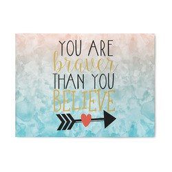 Inspirational Quotes 5' x 7' Patio Rug