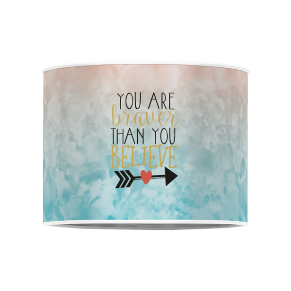Inspirational Quotes 8" Drum Lampshade - FRONT (Poly Film)