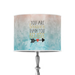 Inspirational Quotes 8" Drum Lamp Shade - Poly-film