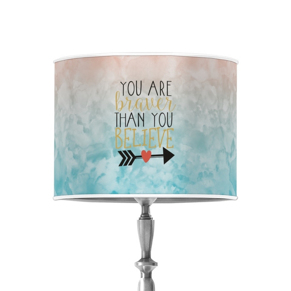 Inspirational Quotes 8" Drum Lampshade - ON STAND (Poly Film)