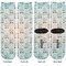 Inspirational Quotes Adult Crew Socks - Double Pair - Front and Back - Apvl