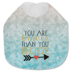 Inspirational Quotes Jersey Knit Baby Bib