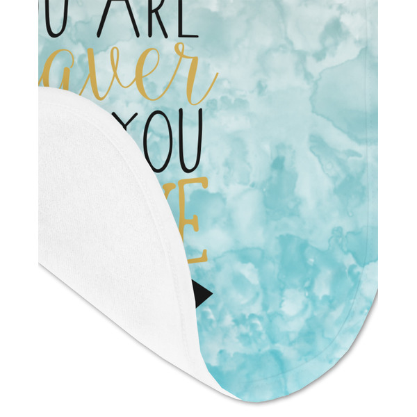 Inspirational Quotes Baby Bib - AFT detail