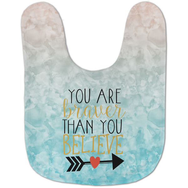 Inspirational Quotes Baby Bib - AFT flat