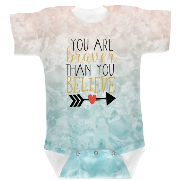Custom Inspirational Quotes Baby Bodysuit 12-18