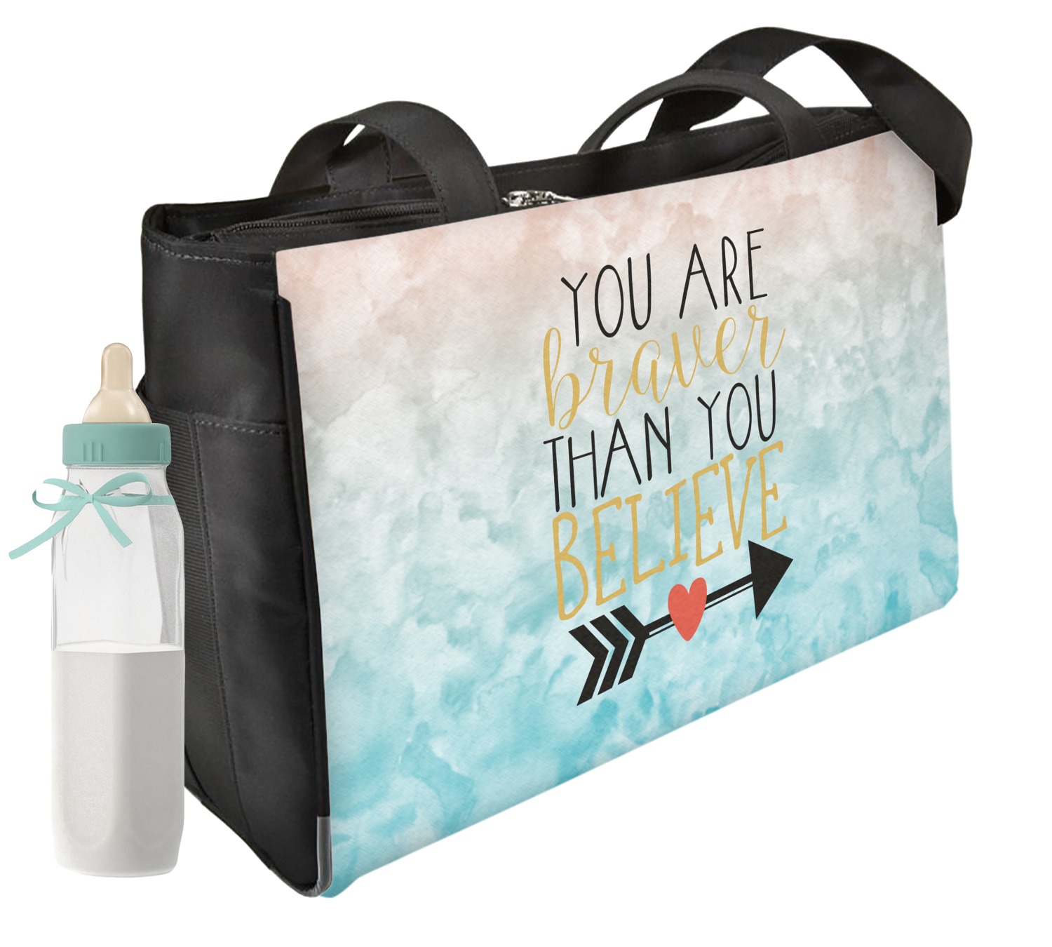 Inspirational Quotes Diaper Bag YouCustomizeIt