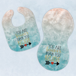 Inspirational Quotes Baby Bib & Burp Set