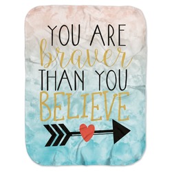 Inspirational Quotes Baby Swaddling Blanket