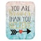 Inspirational Quotes Baby Swaddling Blanket - Flat