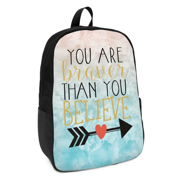 Custom Inspirational Quotes Kids Backpack