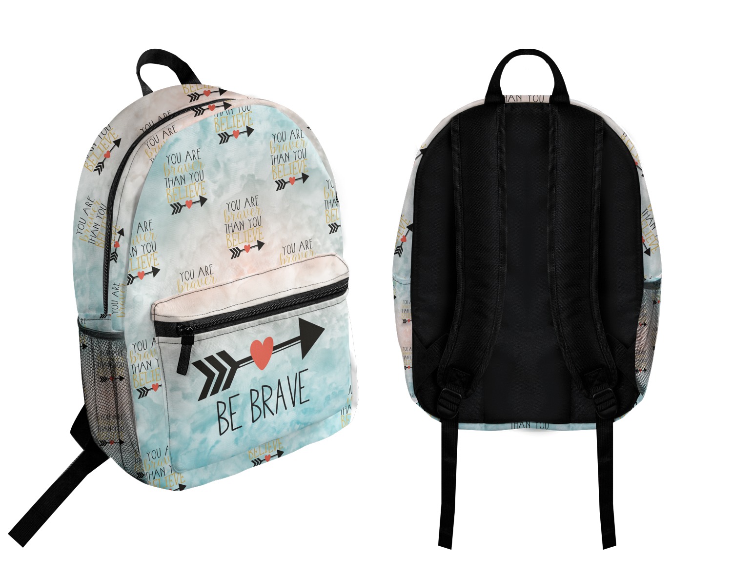 Inspirational Quotes Student Backpack YouCustomizeIt