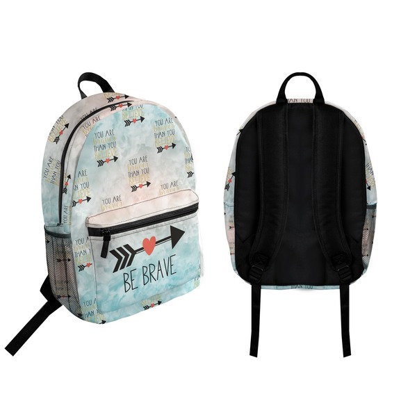 Inspirational Quotes Backpack front and back - Apvl