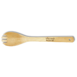 Inspirational Quotes Bamboo Spork - Single Sided