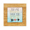Inspirational Quotes Bamboo Trivet with Ceramic Tile Insert