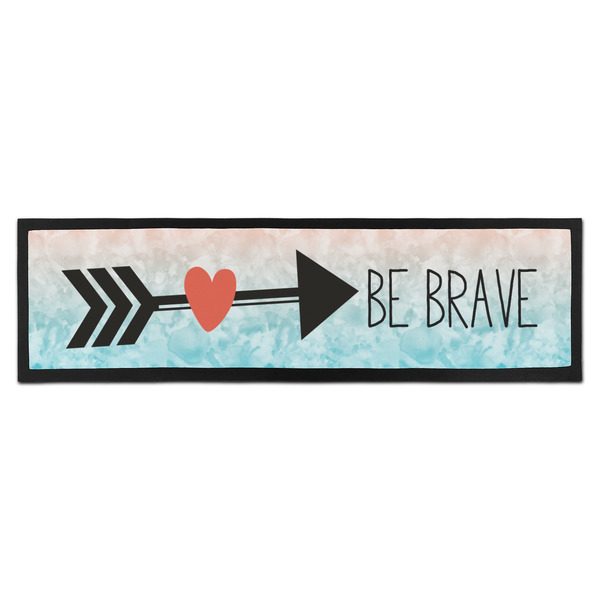 Custom Inspirational Quotes Bar Mat - Large