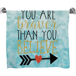 Inspirational Quotes Bath Towel