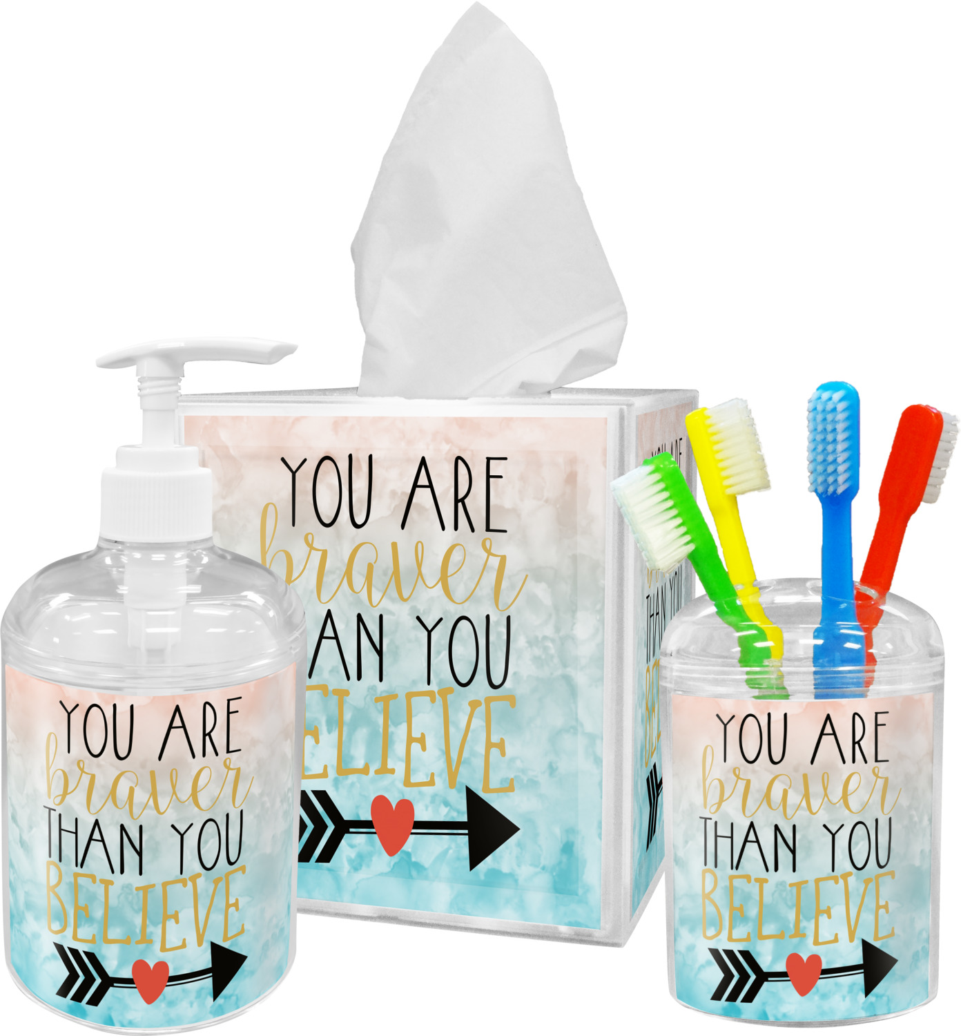 Inspirational Quotes Toothbrush Holder YouCustomizeIt