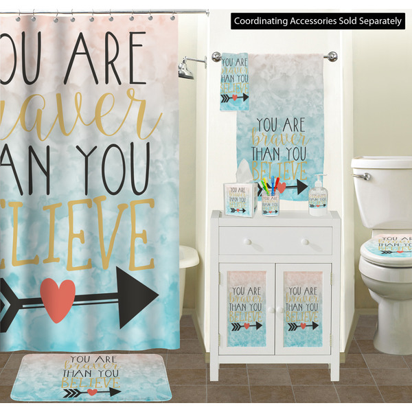 Inspirational Quotes Bathroom Scene
