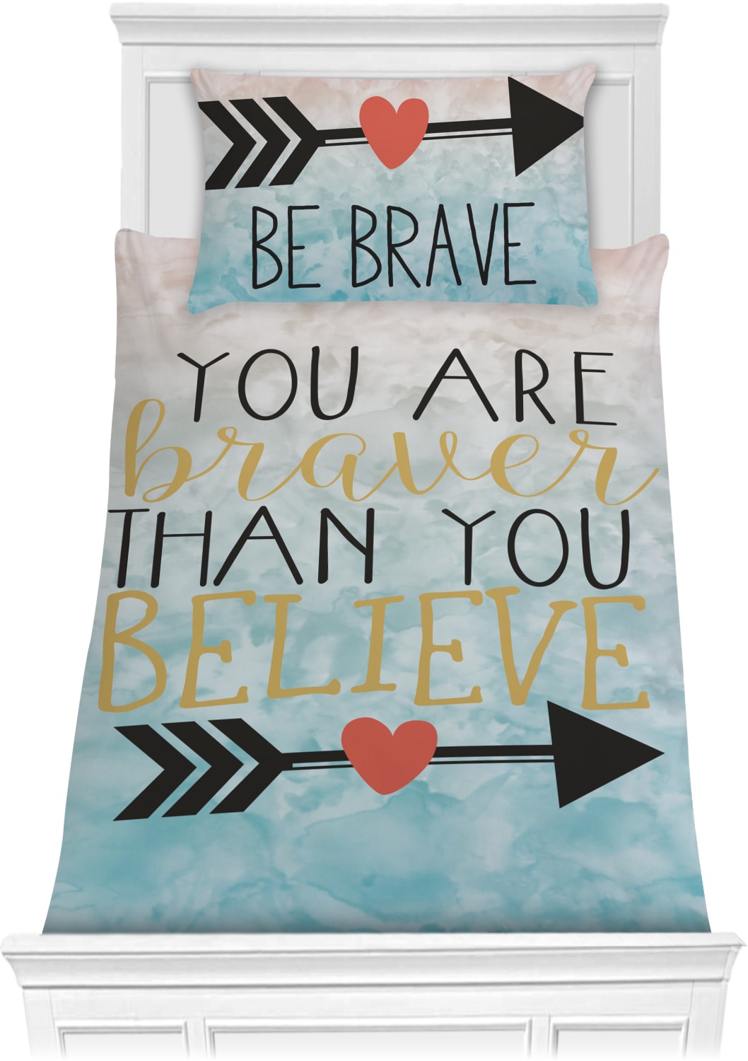 Inspirational Quotes Comforter Set (Personalized) YouCustomizeIt