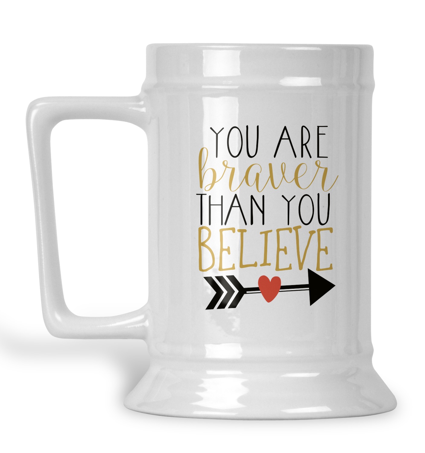 Inspirational Quotes Beer Stein (Personalized) YouCustomizeIt