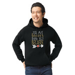 Inspirational Quotes Hoodie - Black - XL