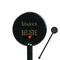 Inspirational Quotes 5.5" Round Plastic Stir Sticks - Black - Double Sided