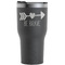 Inspirational Quotes Black RTIC Tumbler (Front)