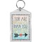 Inspirational Quotes Bling Keychain