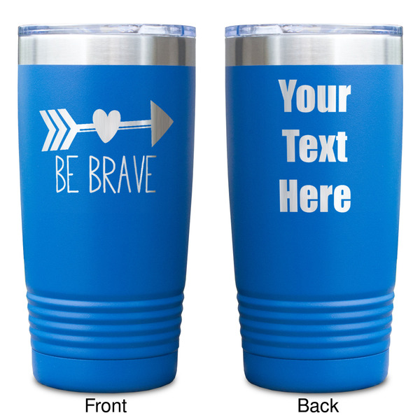 Inspirational Quotes Blue Polar Camel Tumbler - 20oz - Double Sided - Approval