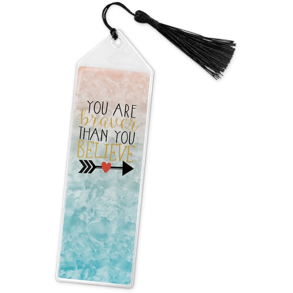 Custom Inspirational Quotes Book Mark w/Tassel