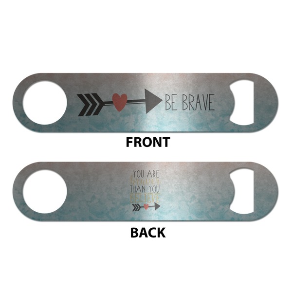 Inspirational Quotes Bottle Opener - Front & Back