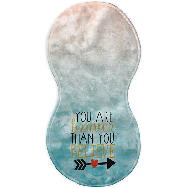 Inspirational Quotes Burp Peanut Shaped Flat