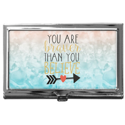 Inspirational Quotes Business Card Case