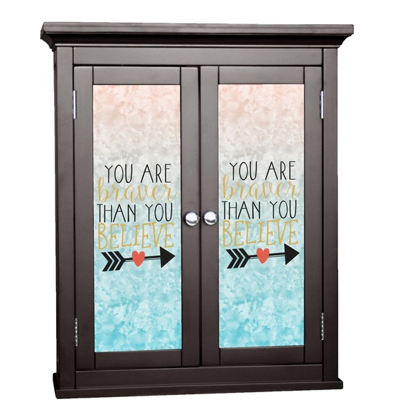 Custom Inspirational Quotes Cabinet Decal - Custom Size