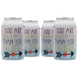 Inspirational Quotes Can Cooler (12 oz) - Set of 4