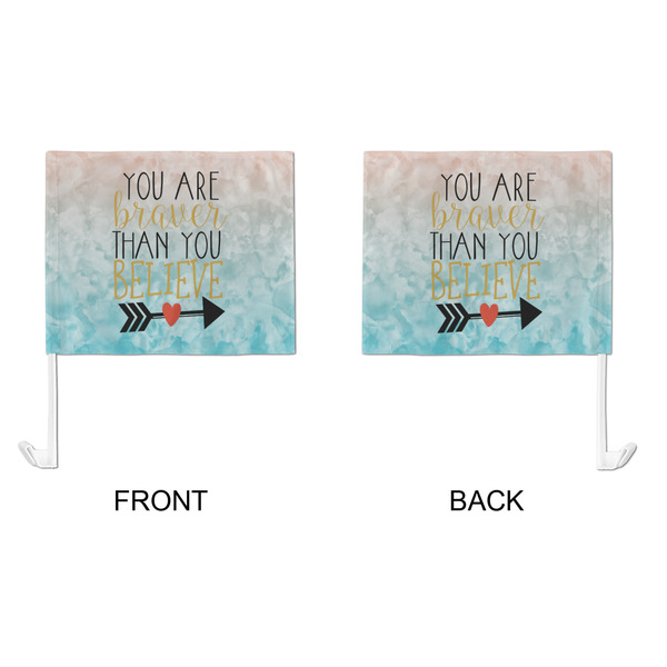 Inspirational Quotes Car Flag - Large - APPROVAL