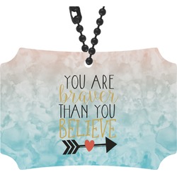 Inspirational Quotes Rear View Mirror Ornament