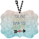 Inspirational Quotes Rear View Mirror Decor