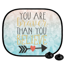 Inspirational Quotes Car Side Window Sun Shade