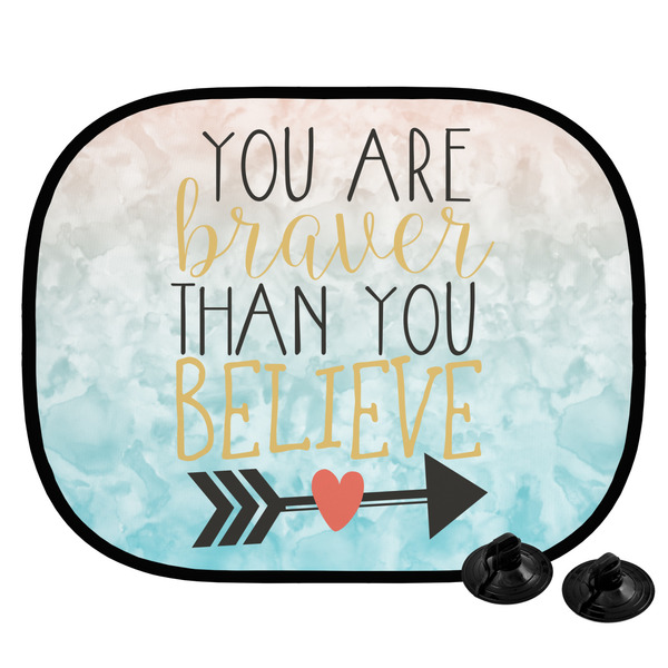 Custom Inspirational Quotes Car Side Window Sun Shade