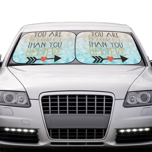 Inspirational Quotes Car Sun Shades - IN CONTEXT