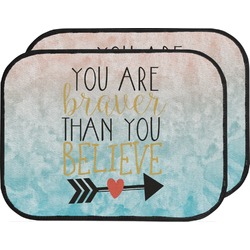 Inspirational Quotes Car Floor Mats (Back Seat)