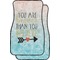 Inspirational Quotes Car Floor Mats (Front Seat)