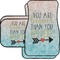 Inspirational Quotes Car Floor Mats Set - 2 Front & 2 Back