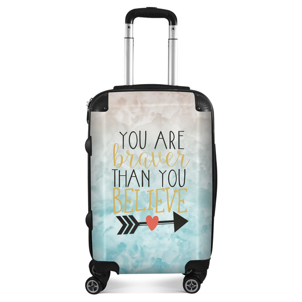 Custom Inspirational Quotes Suitcase - 20" Carry On