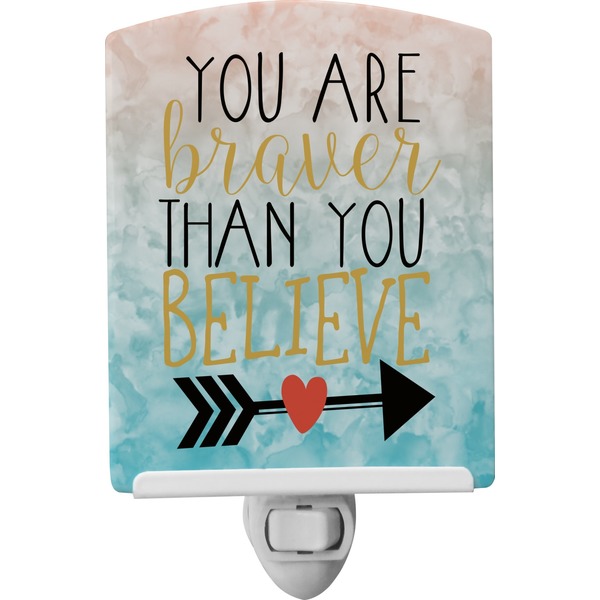 Custom Inspirational Quotes Ceramic Night Light